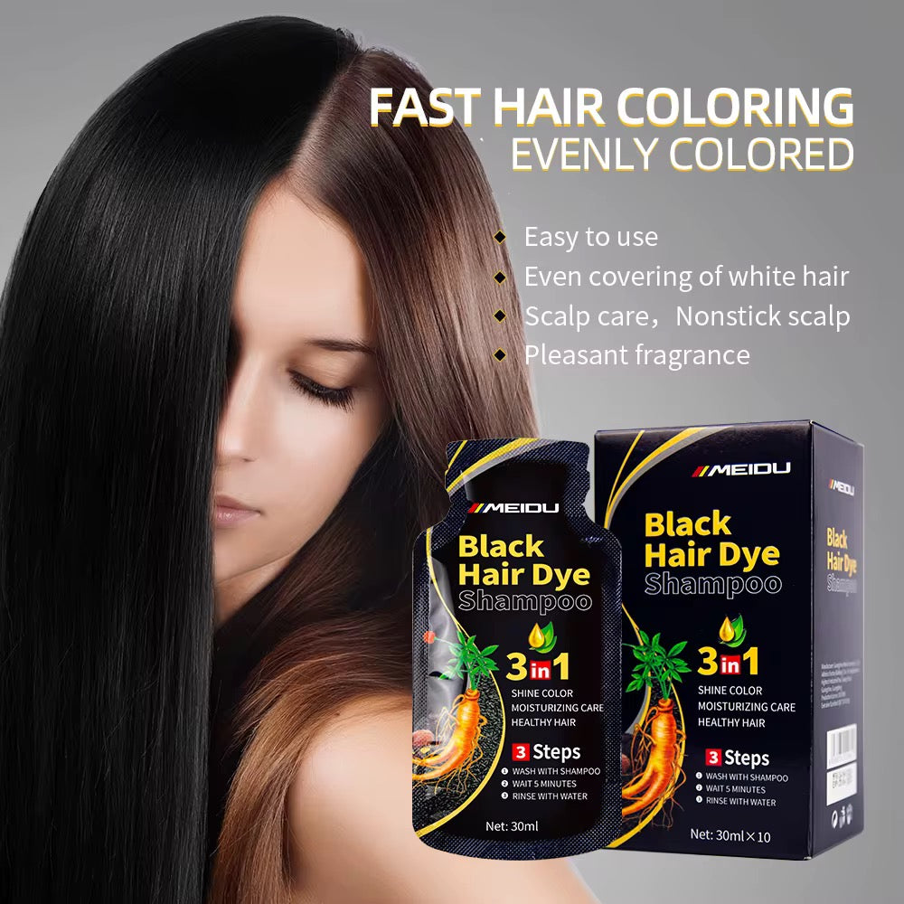 BLACK HAIR SHAMPOOING 🤩